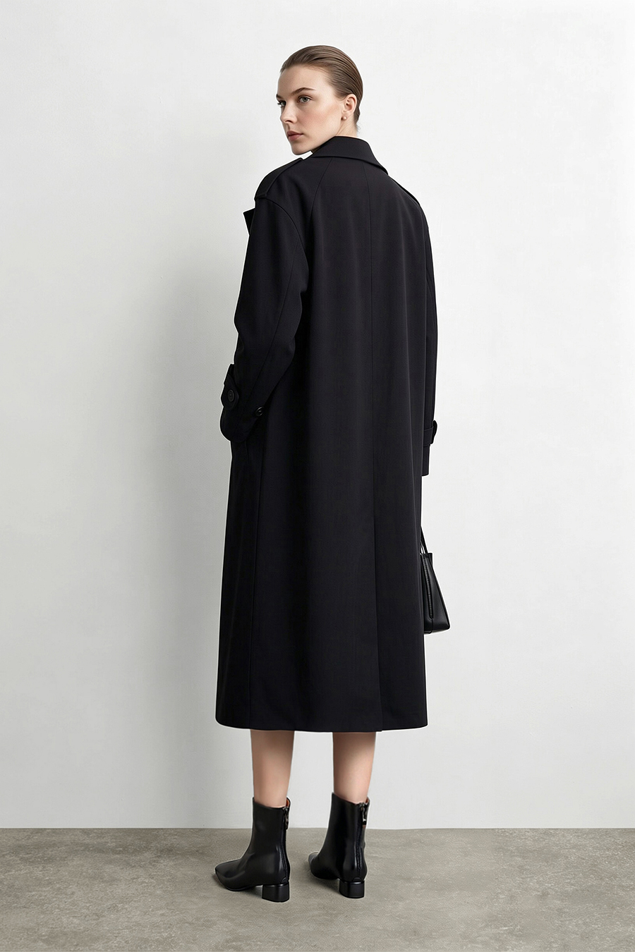 Commuter Double Breasted Trench Coat | AMII