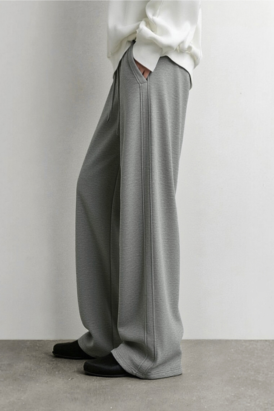 Loose Drawstring Casual Pants|AMII