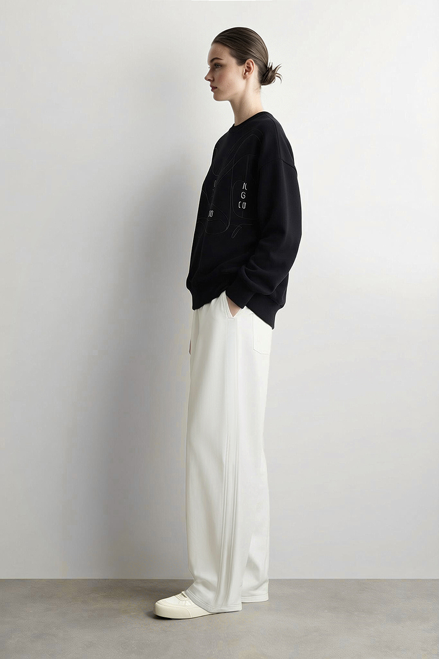 Loose Drawstring Casual Pants|AMII