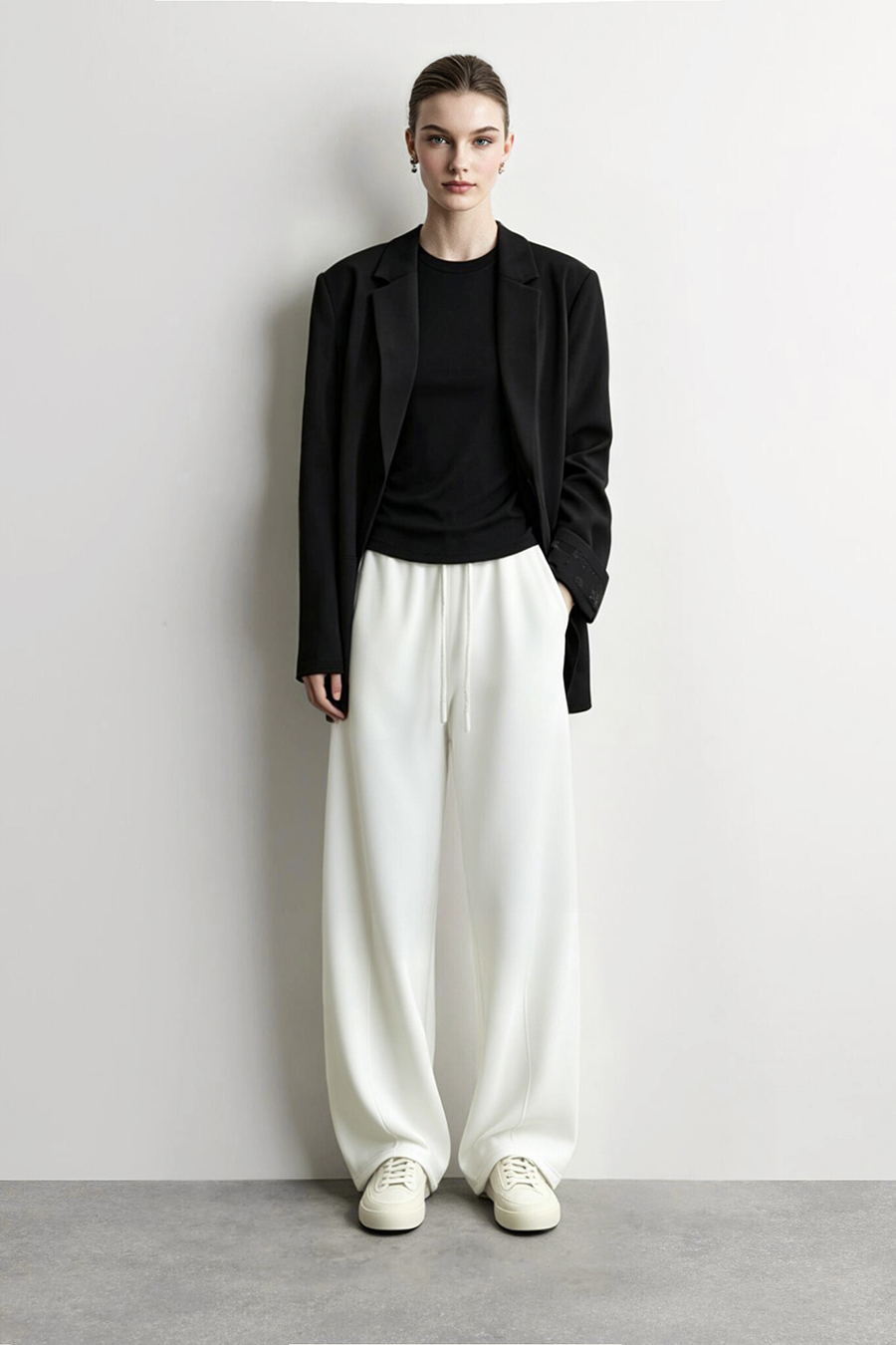 Loose Drawstring Casual Pants|AMII