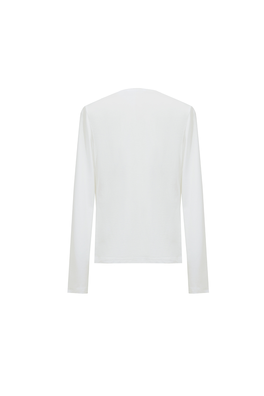 Half Placket Lace Spliced T-Shirt | AMII