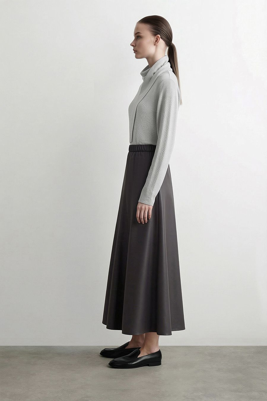Multi-Way Scarf Collar Sweater | AMII