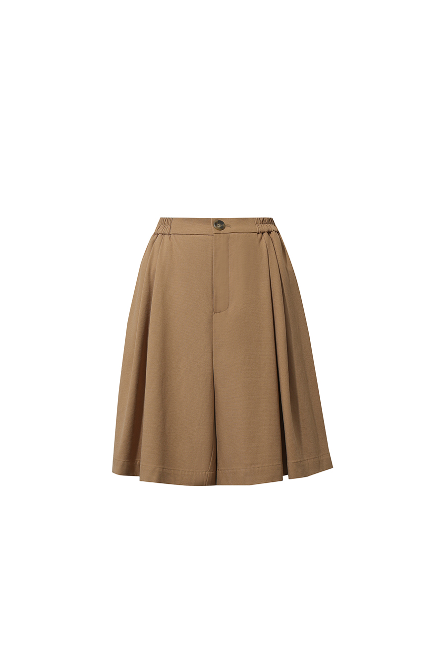 Ruched Wide Leg Casual Shorts | AMII