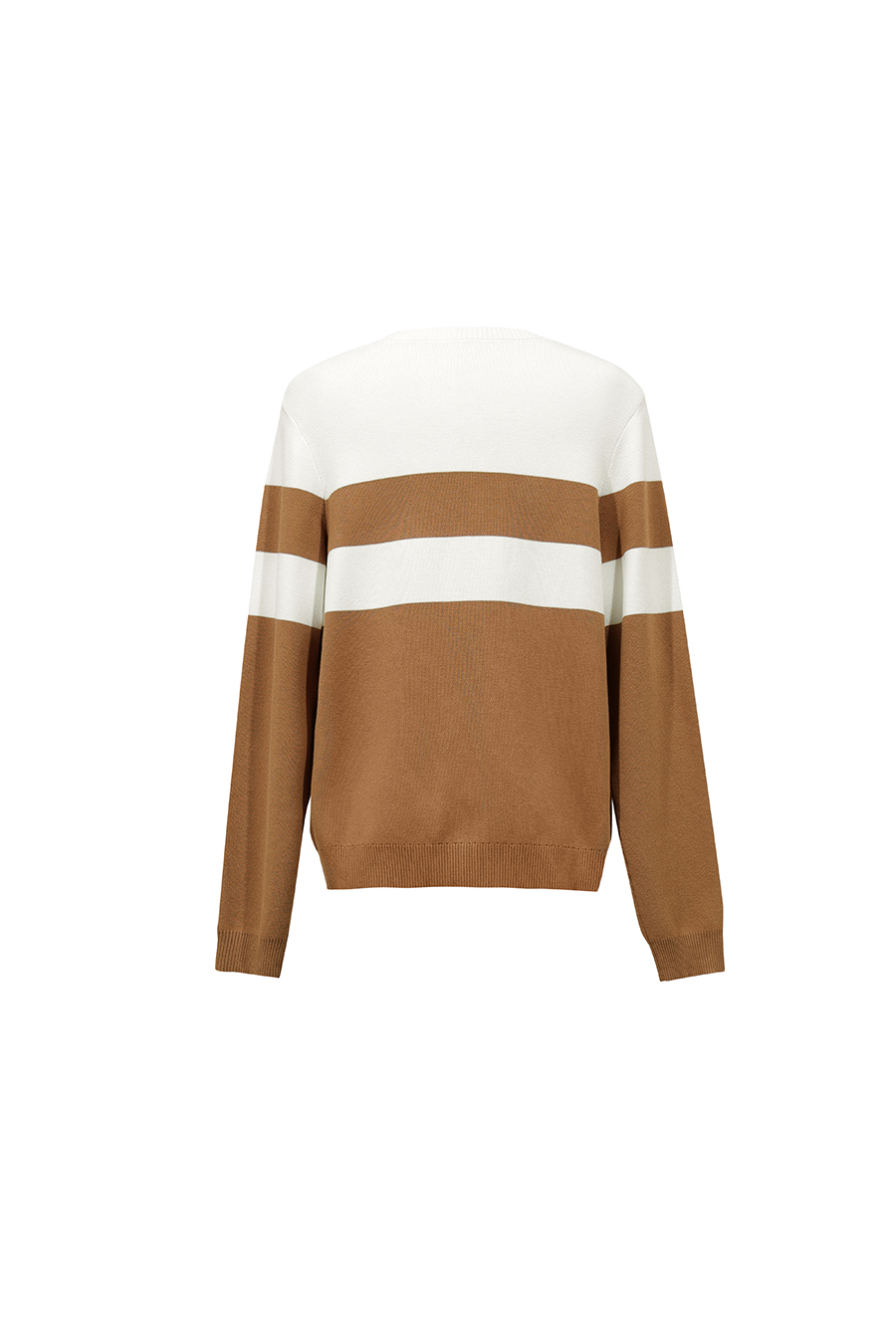 Letter Jacquard Contrast Sweater | AMII