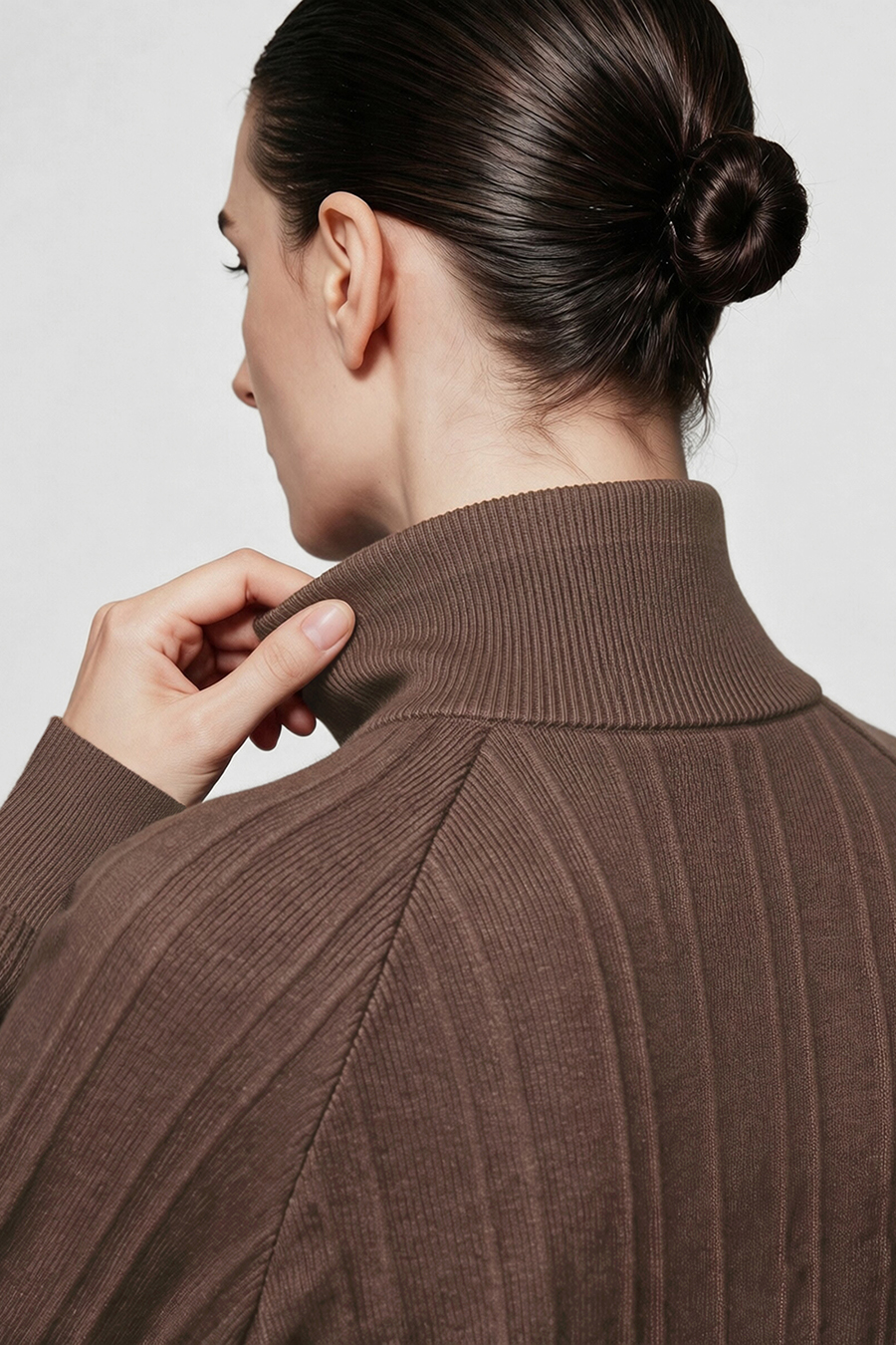 Half-Zip Knit Sweater|AMII