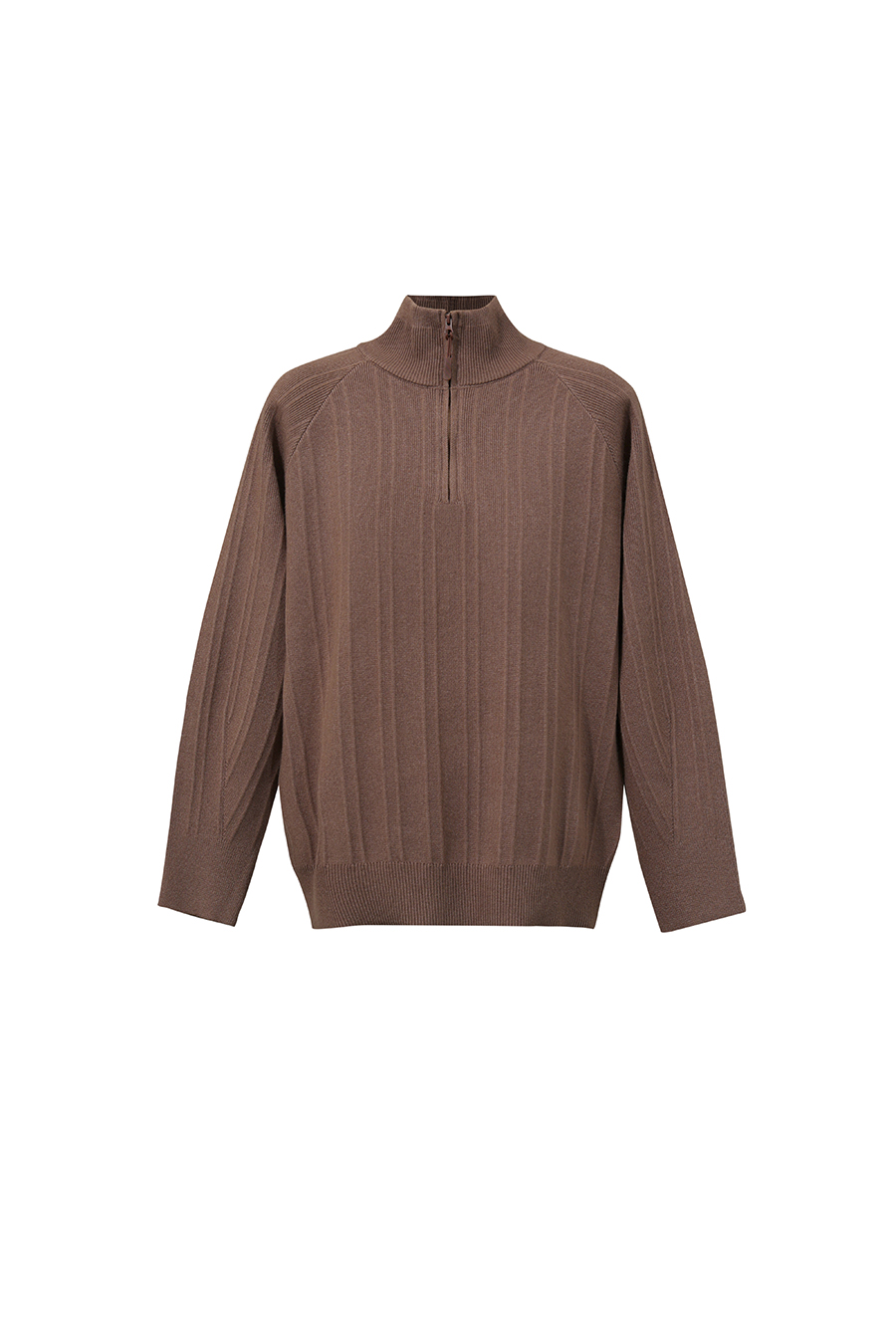 Half-Zip Knit Sweater|AMII
