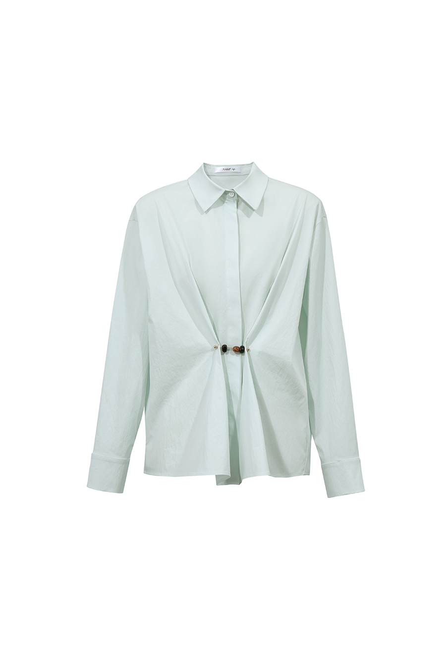 Beaded Pin Collar Shirt | AMII
