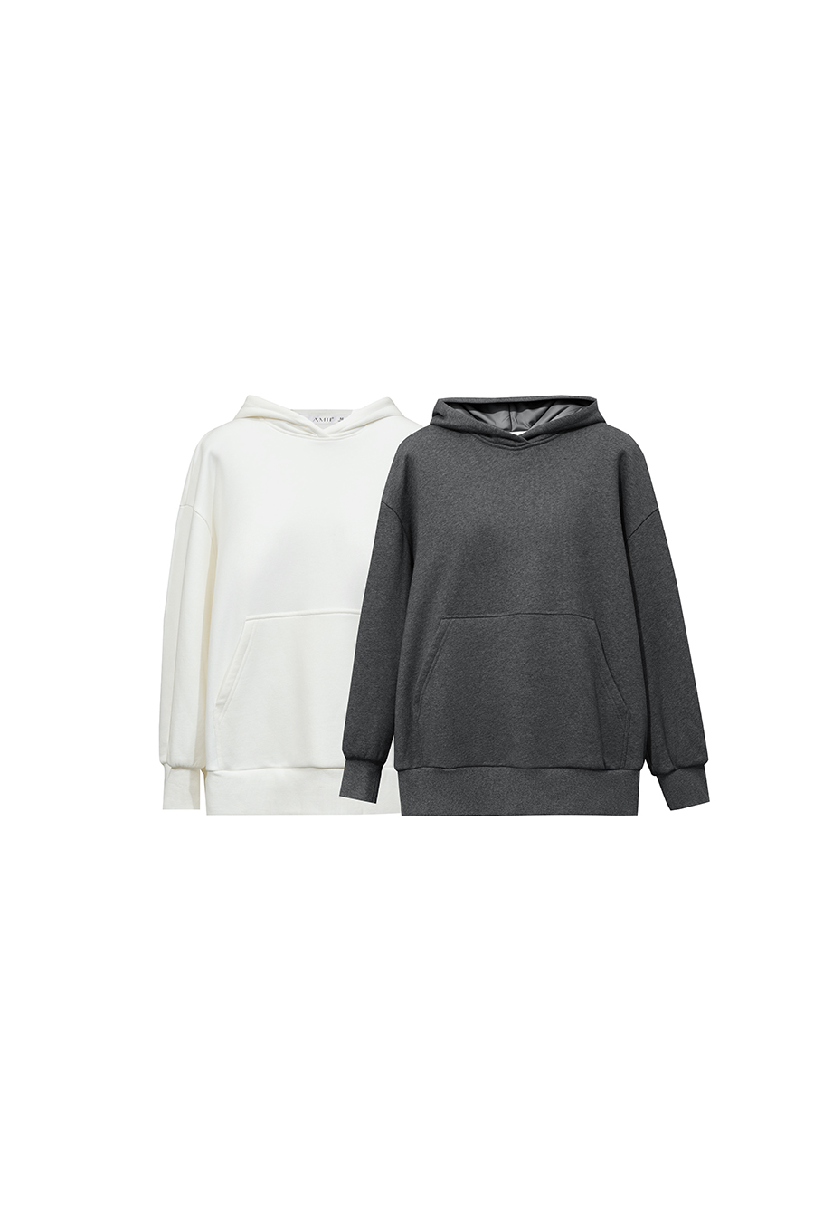 Rhinestone Print Hoodie|AMII
