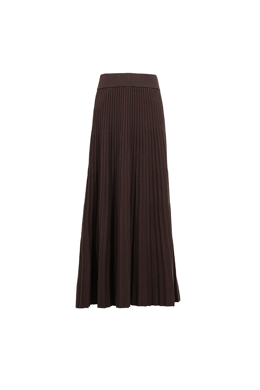 Rib Knit Midi Skirt | AMII