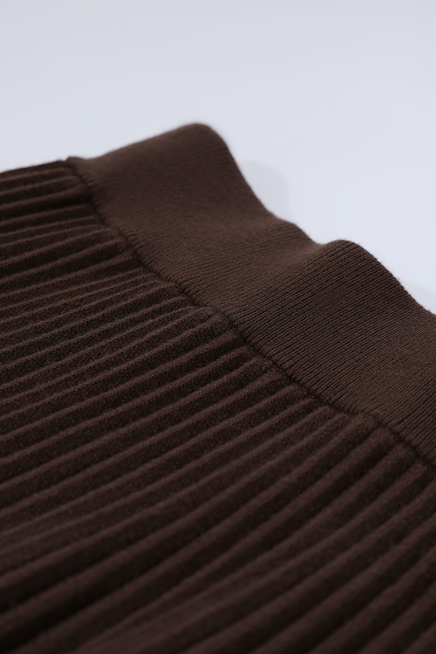 Rib Knit Midi Skirt | AMII
