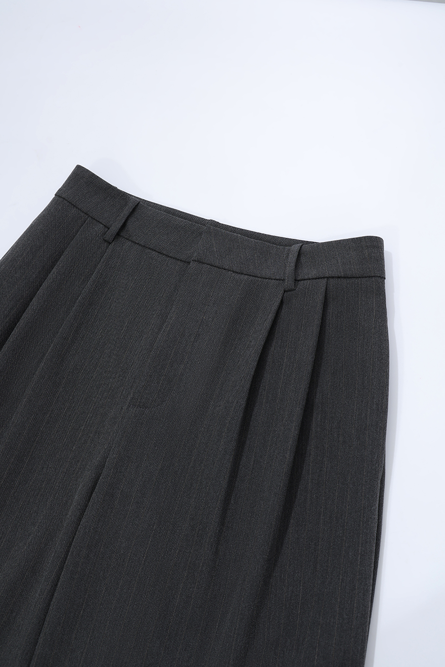 Striped Wide Leg Casual Pants | AMII