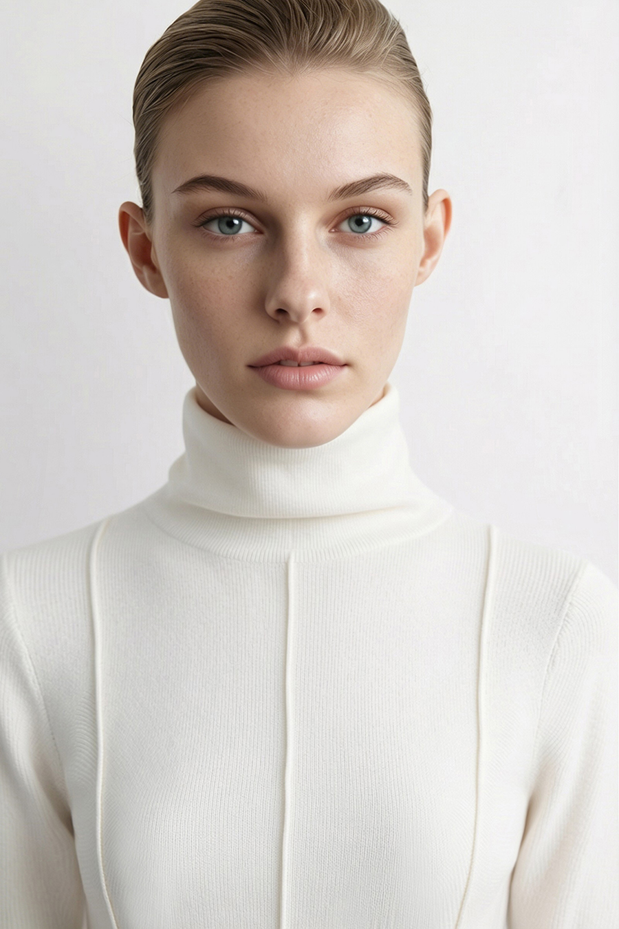 Versatile Slim-Fit Turtleneck Sweater | AMII