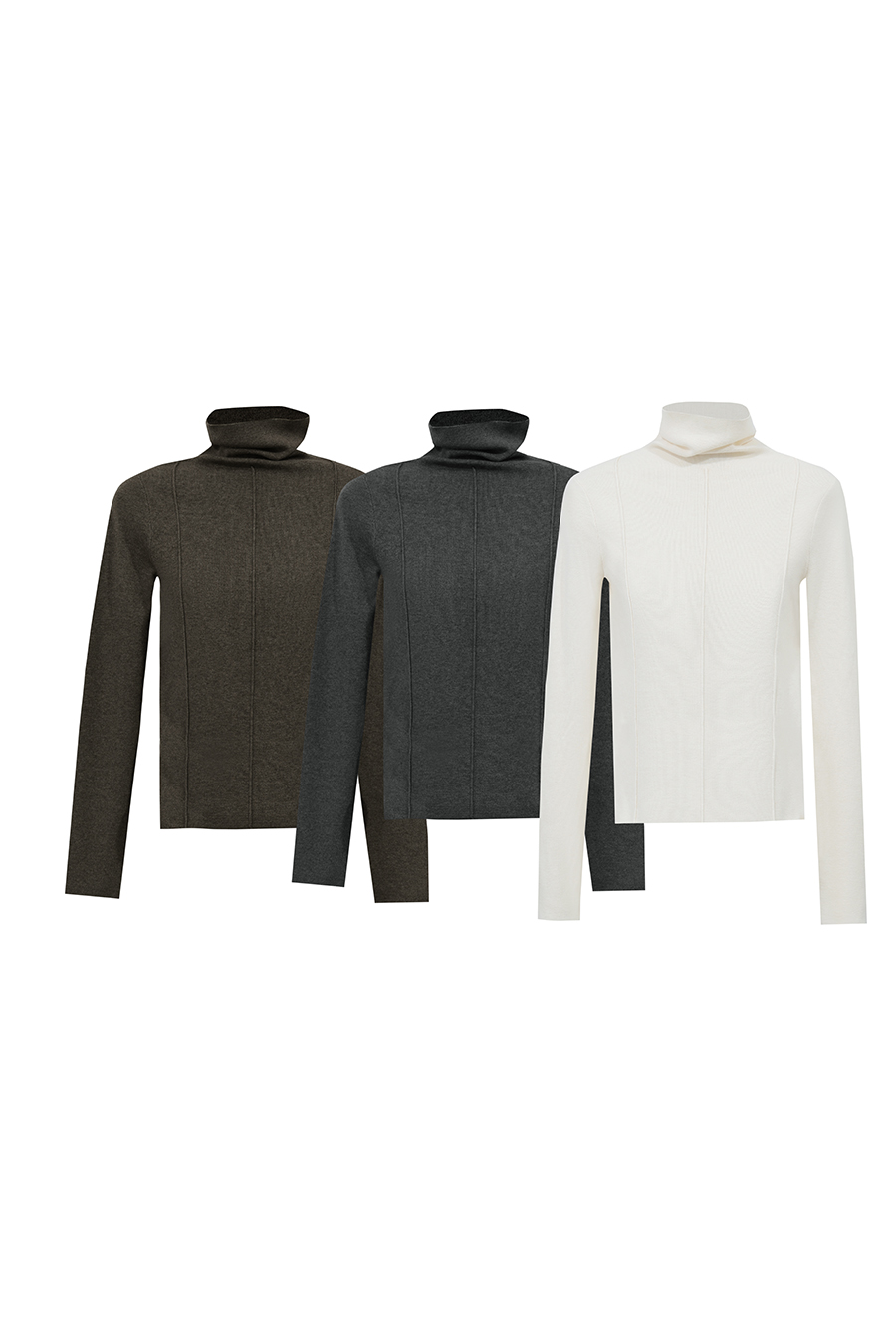 Versatile Slim-Fit Turtleneck Sweater | AMII