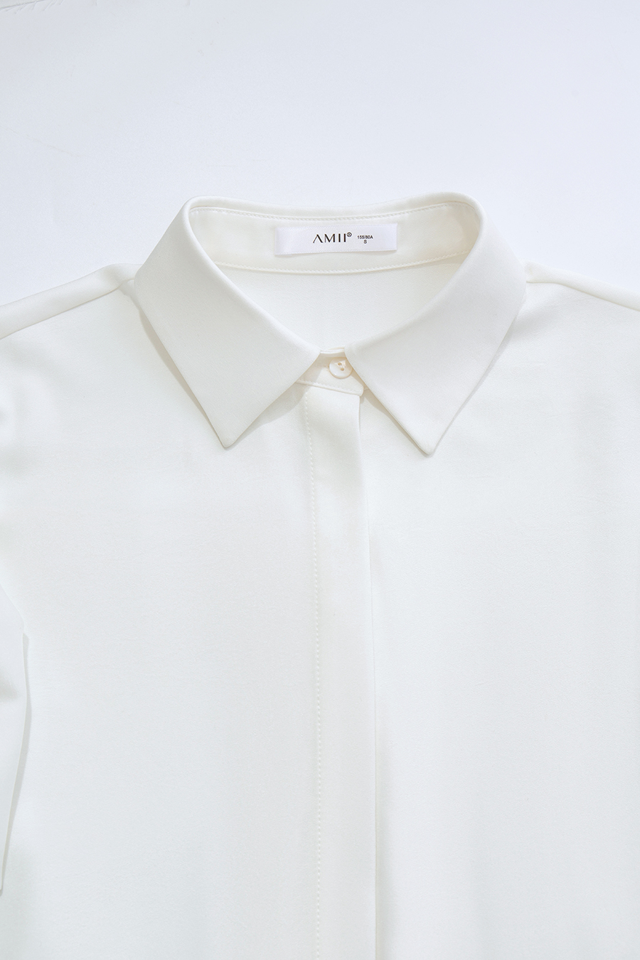 Beaded tape collared shirt|AMII