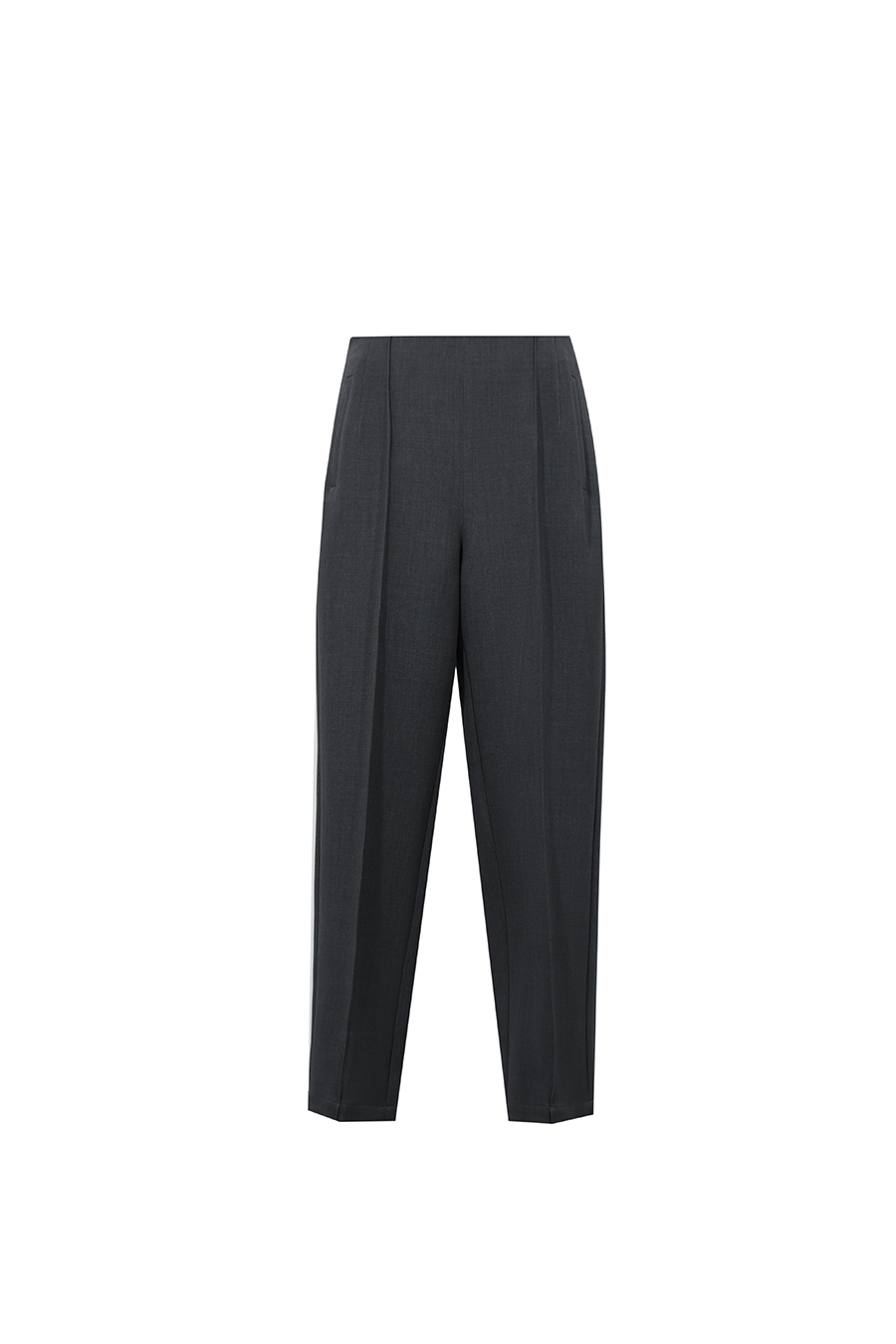 Pin‑Tuck Pleat Tapered Casual Pants|AMII