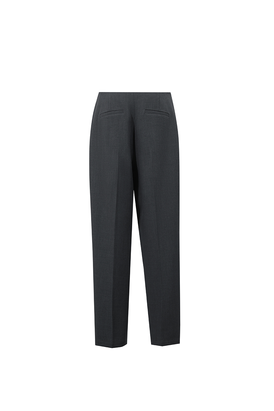 Pin‑Tuck Pleat Tapered Casual Pants|AMII