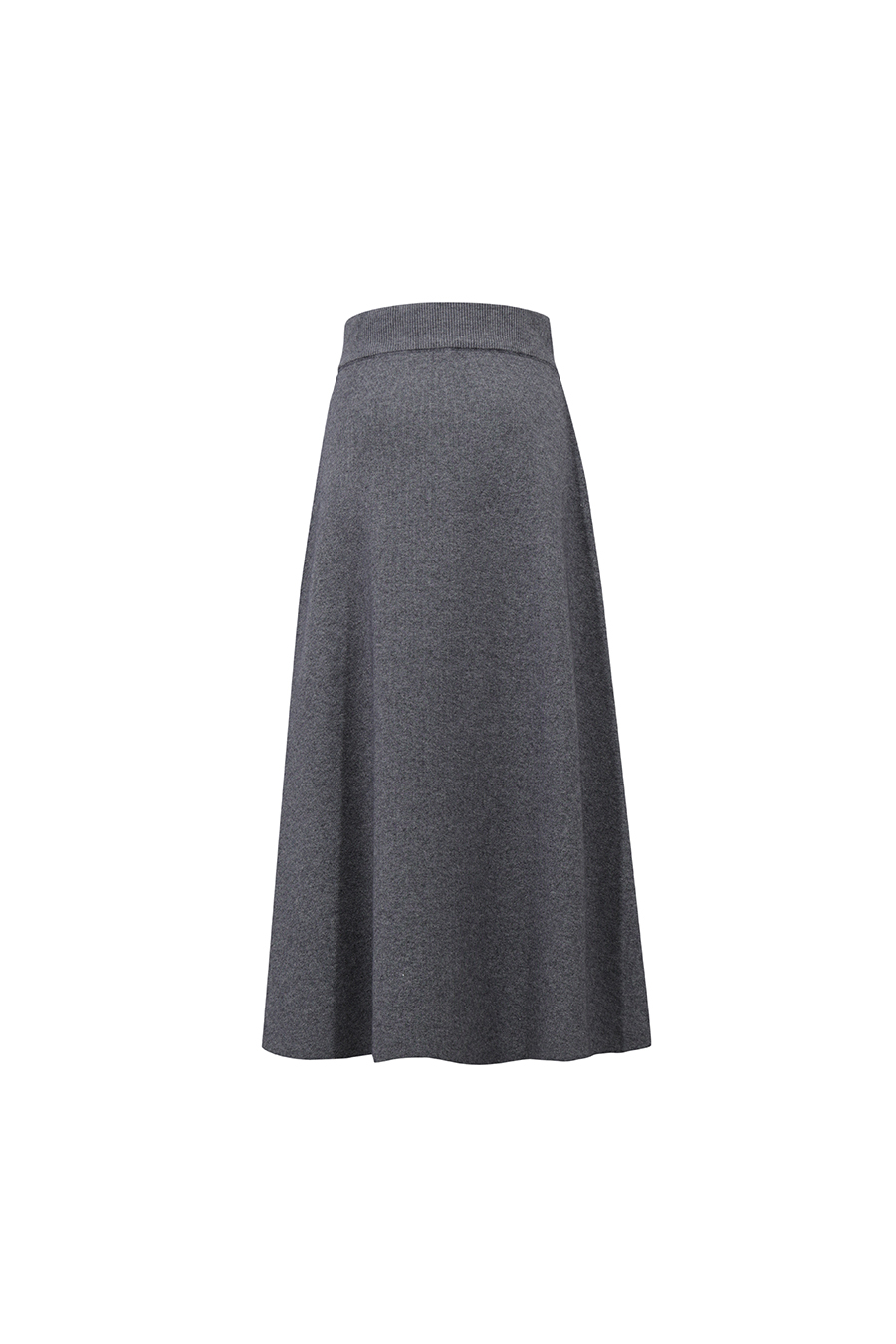 Casual High Waist Pocket Knit Skirt | AMII
