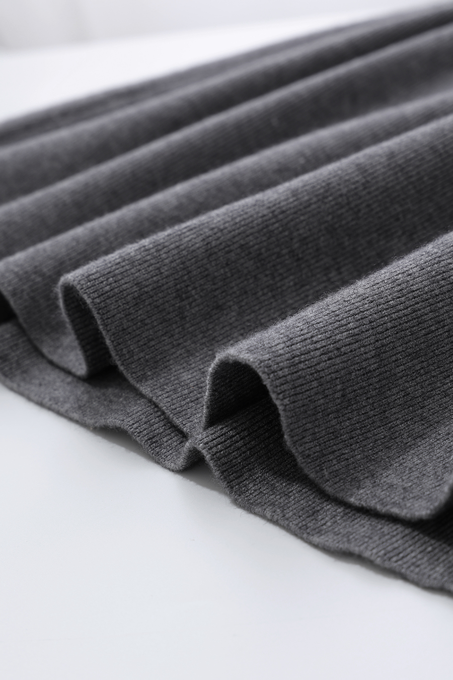Casual High Waist Pocket Knit Skirt | AMII