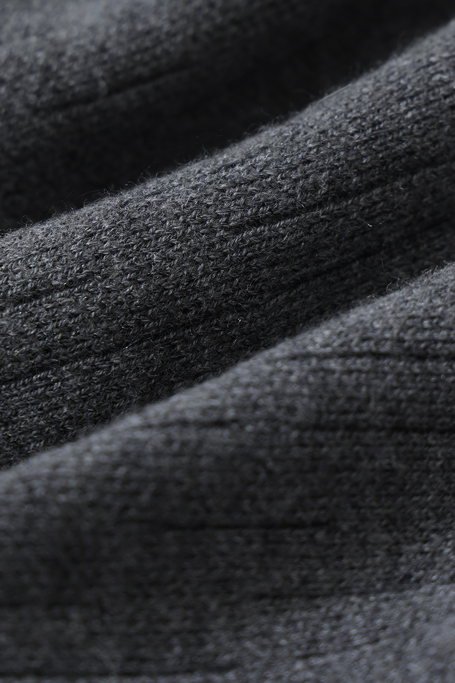Round U-Neck Knit Dress|AMII