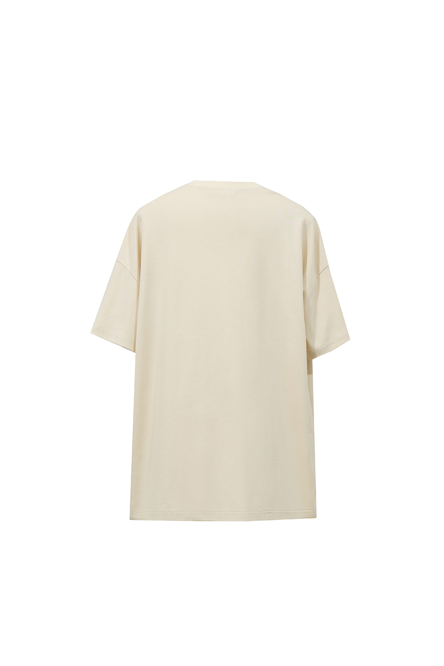 Geometric Embroidered 100% Cotton Tee | AMII