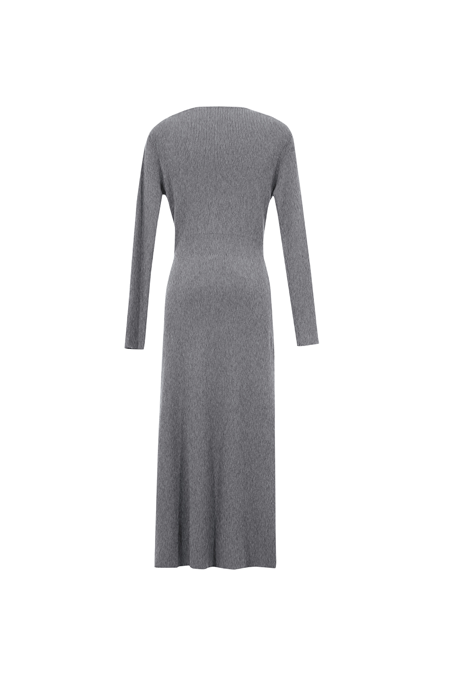 V-Neck Waist Cinched Dress | AMII