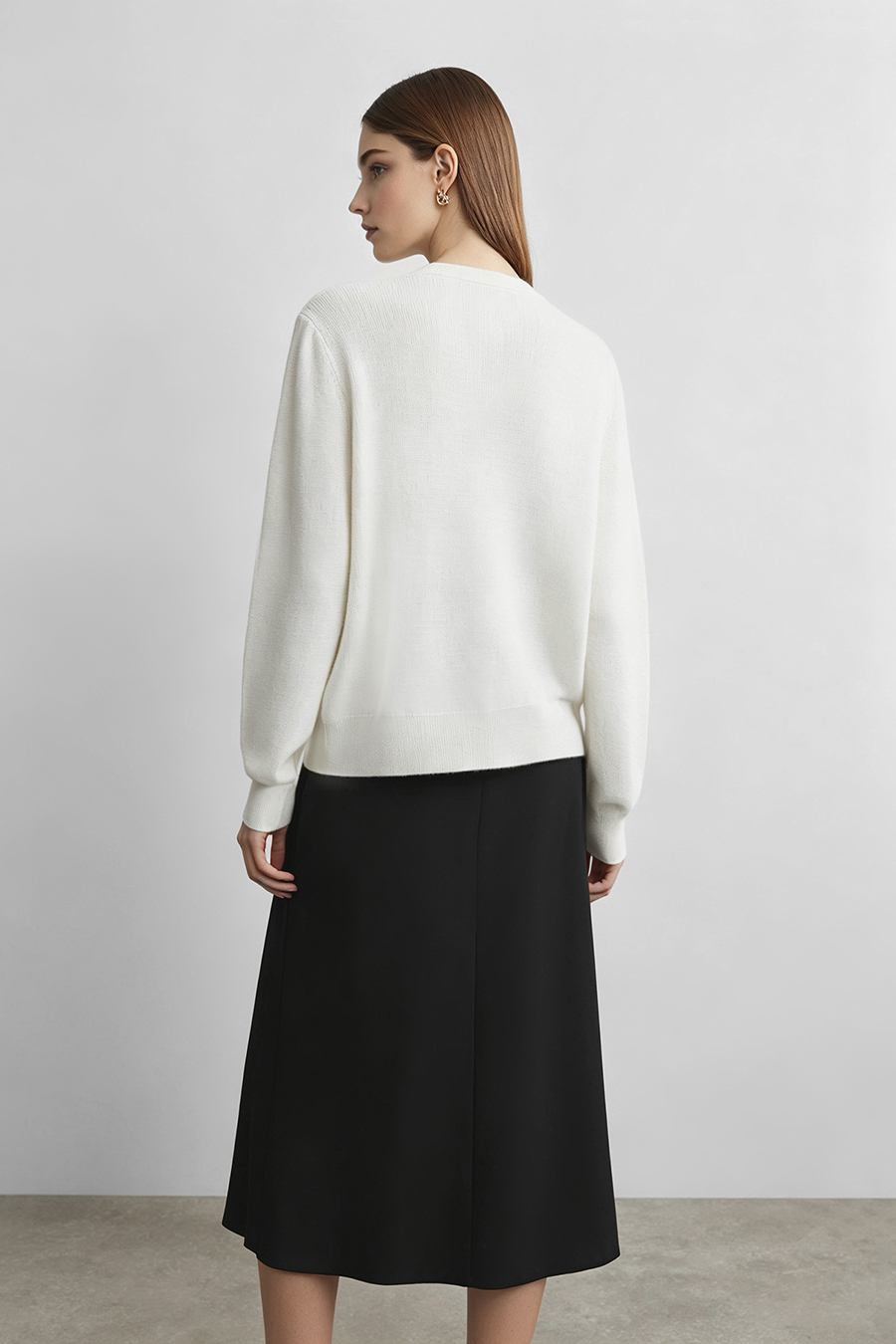 Bow Knot Button Knit Cardigan|AMII
