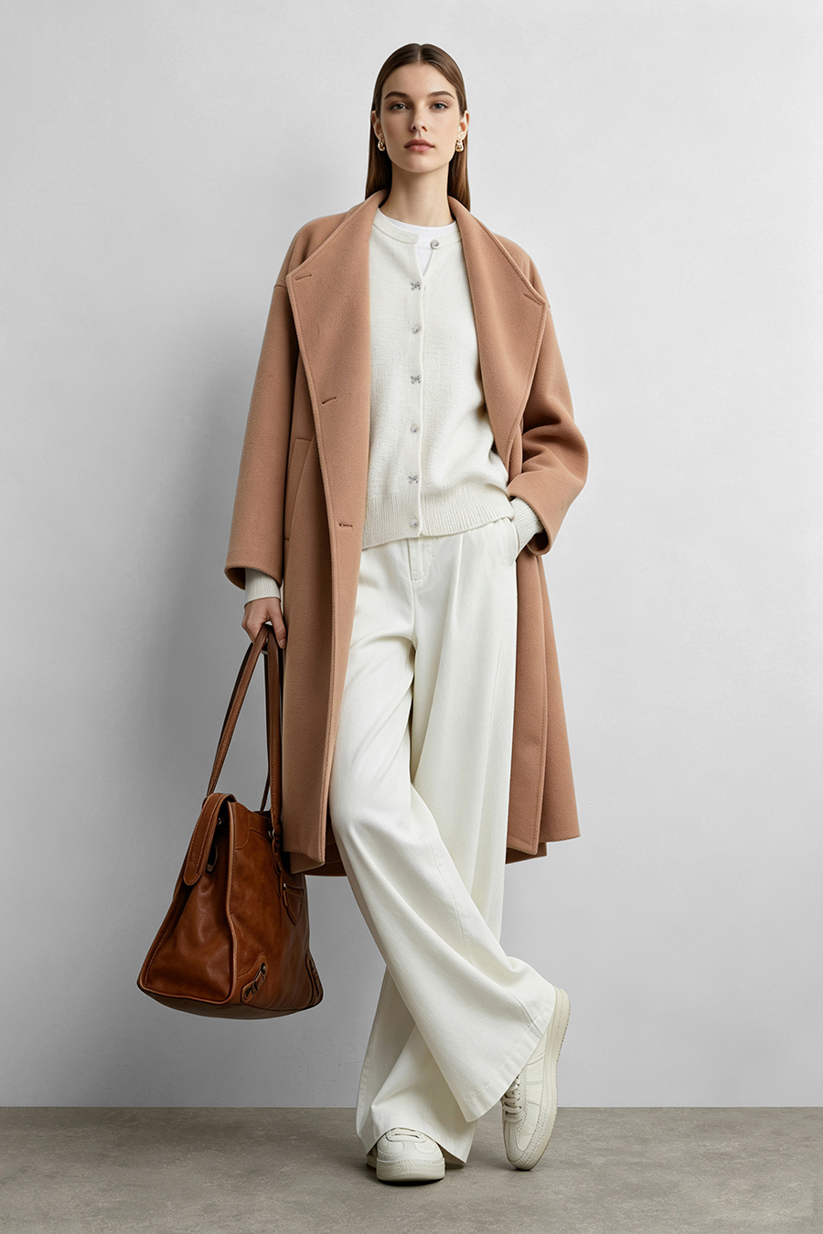 Bow Knot Button Knit Cardigan|AMII