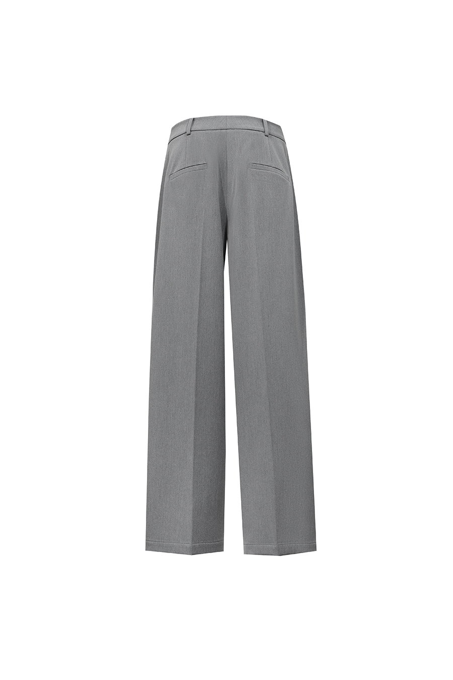 Pleated Wide‑Leg Casual Pants|AMII