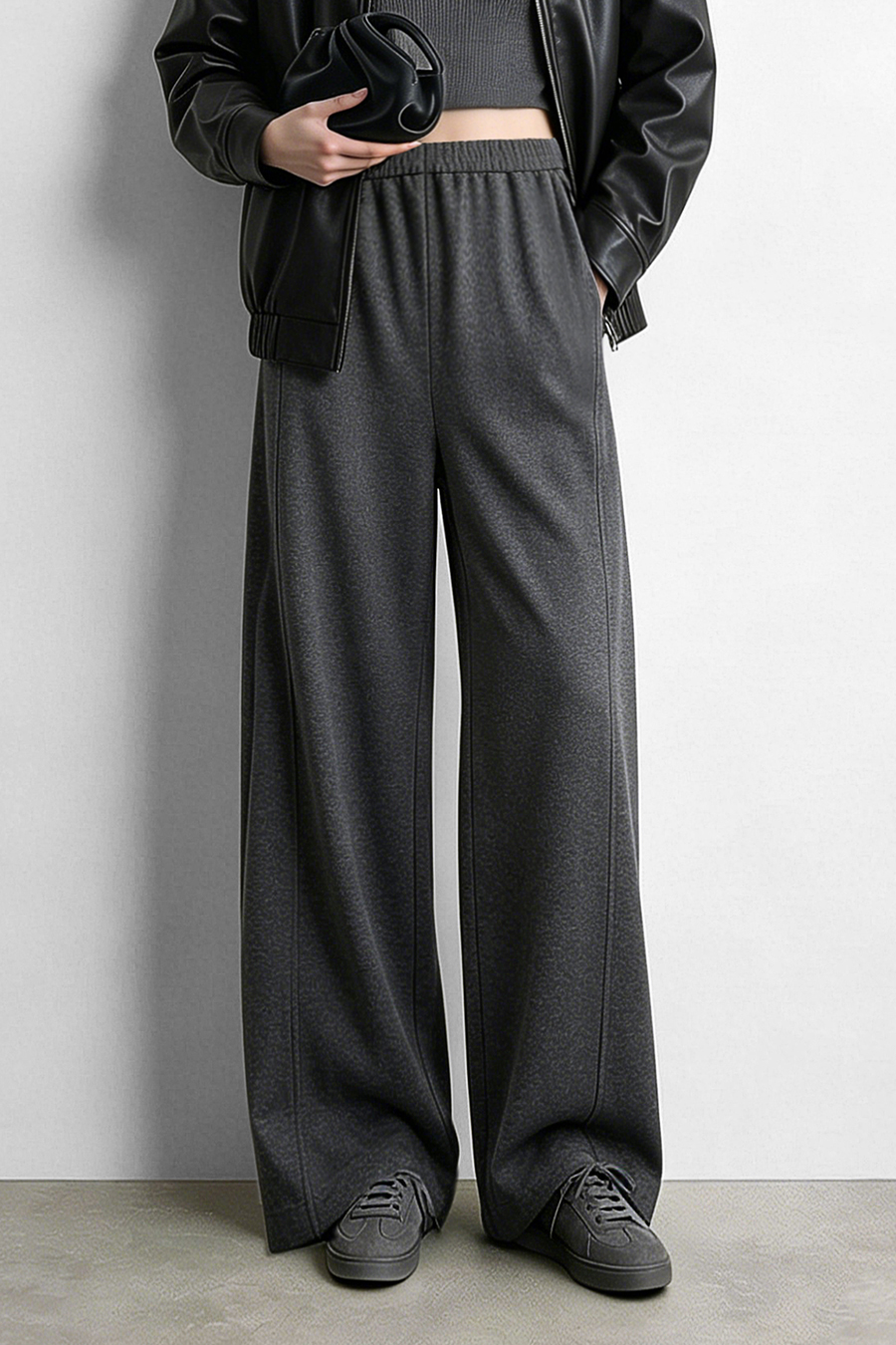 Versatile Wide‑Leg Casual Pants|AMII