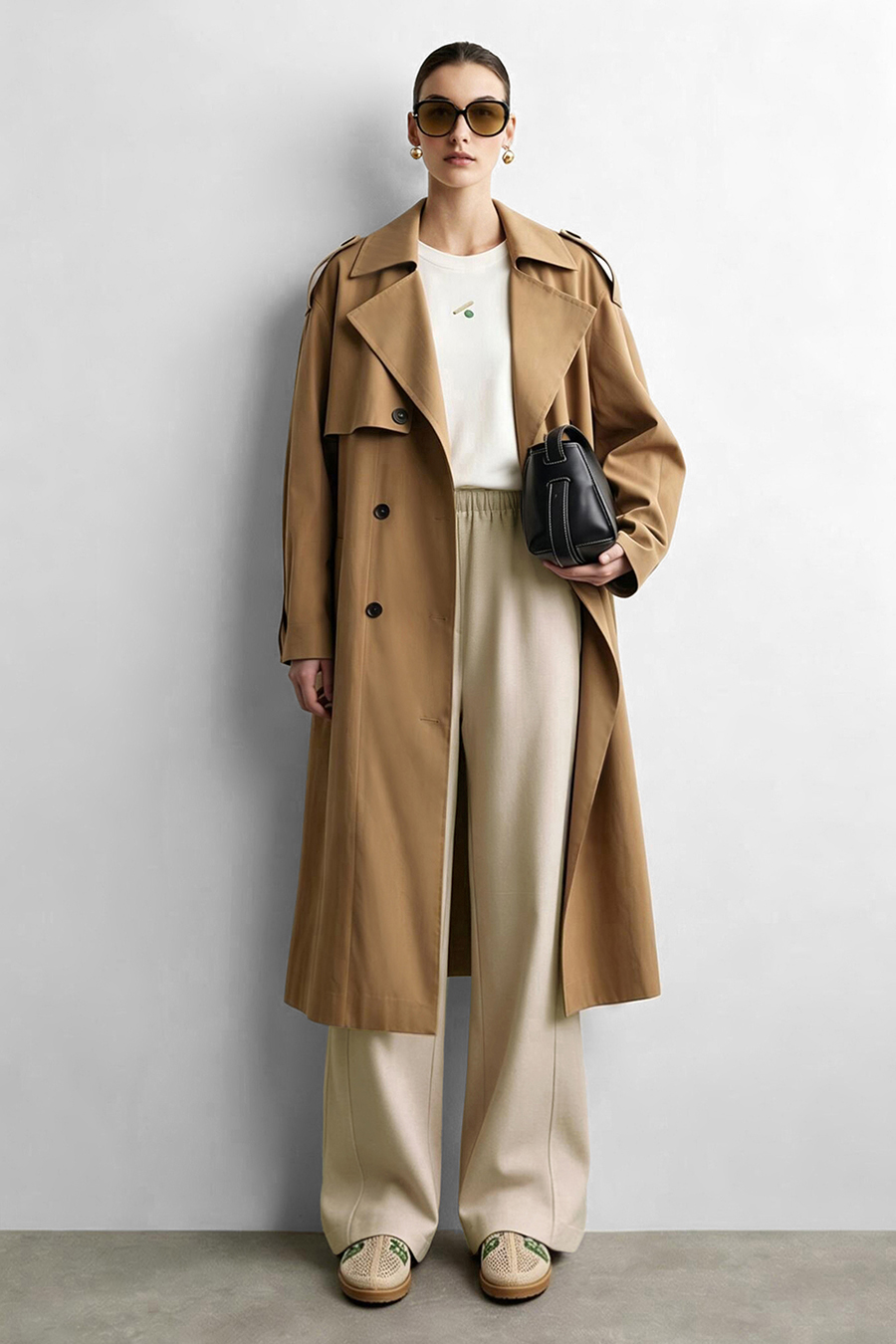 Versatile Wide‑Leg Casual Pants|AMII