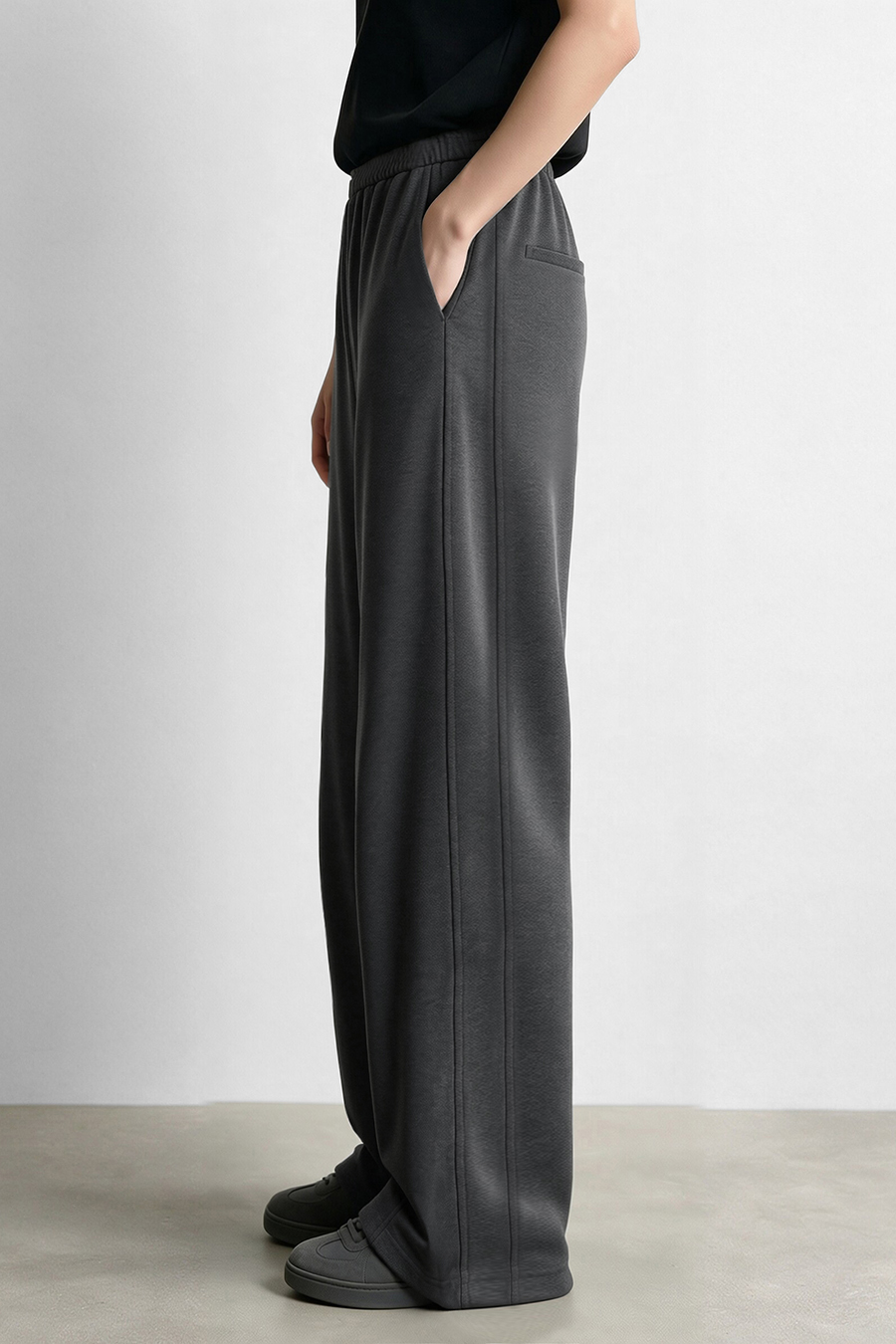 Versatile Wide‑Leg Casual Pants|AMII