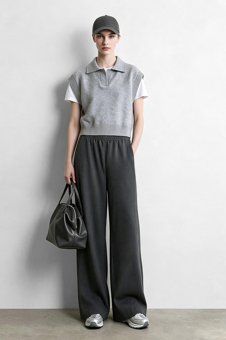 Versatile Wide‑Leg Casual Pants|AMII
