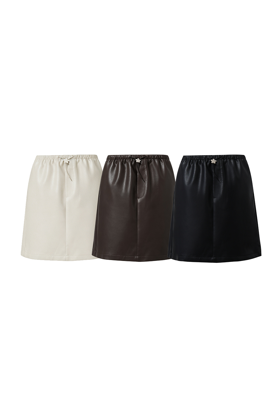 Eco-Leather Skirt|AMII
