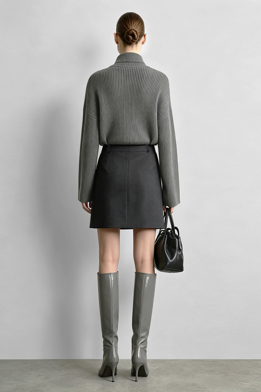 Office‑Style A‑Line Skirt|AMII