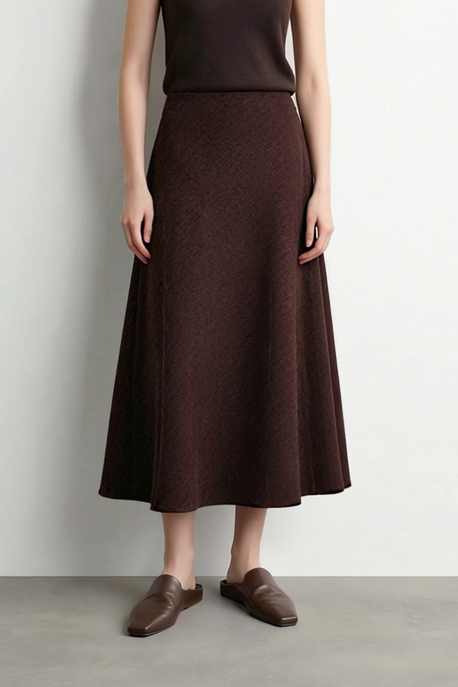 Relaxed A-Line Skirt|AMII