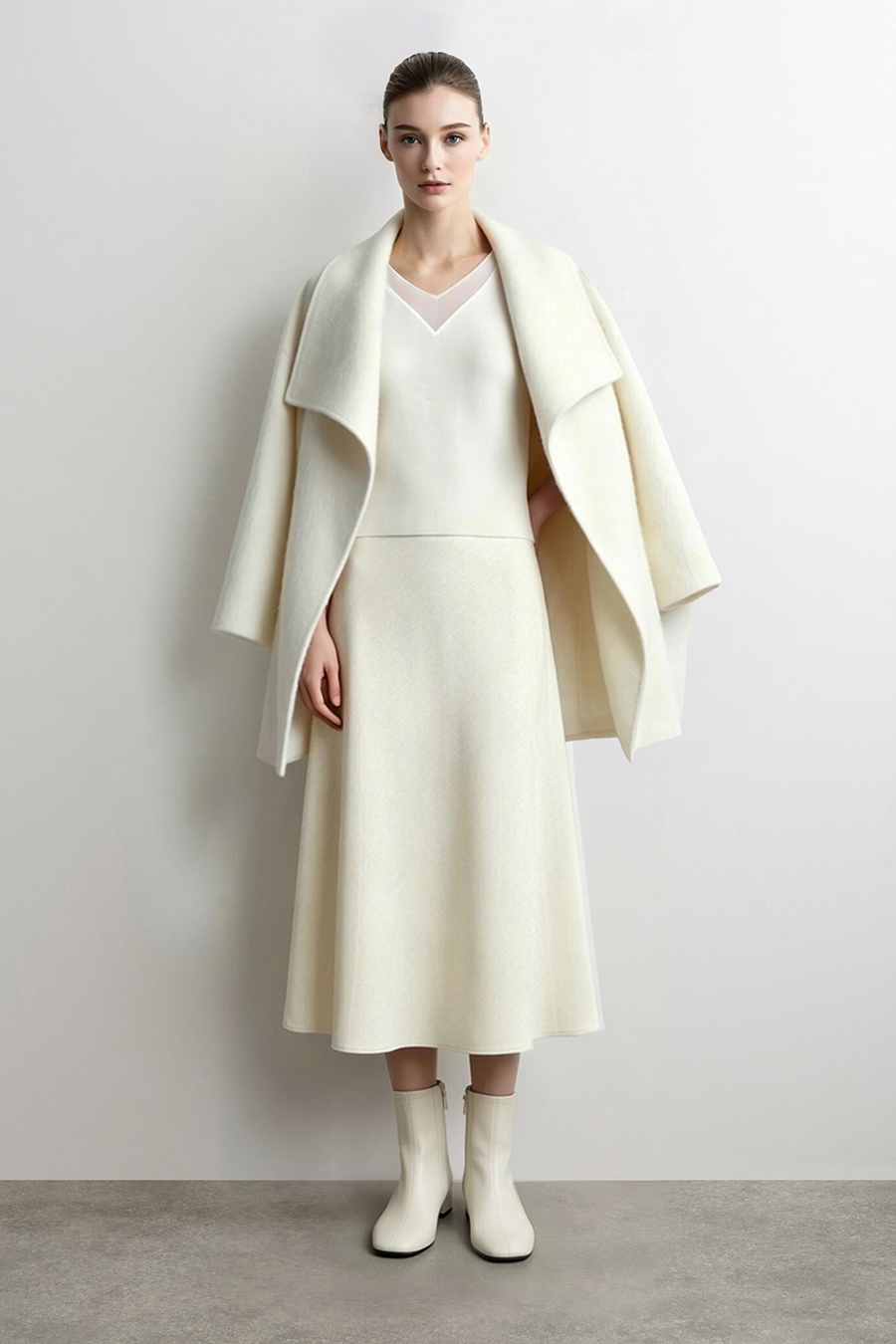 Relaxed A-Line Skirt|AMII