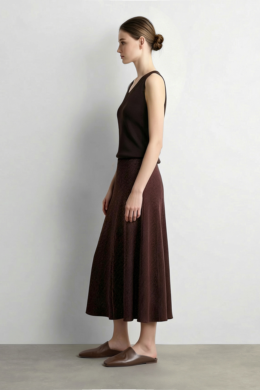 Relaxed A-Line Skirt|AMII