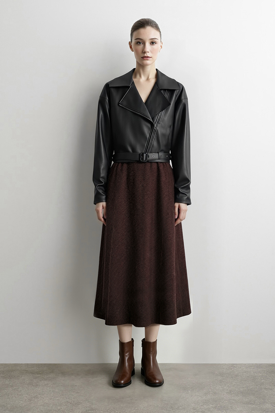 Relaxed A-Line Skirt|AMII