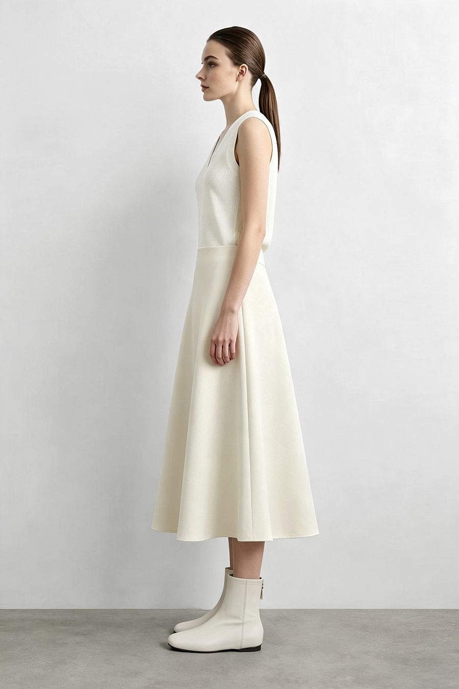 Relaxed A-Line Skirt|AMII