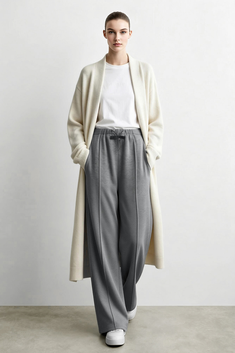 Brushed Air Layer Casual Pants|AMII