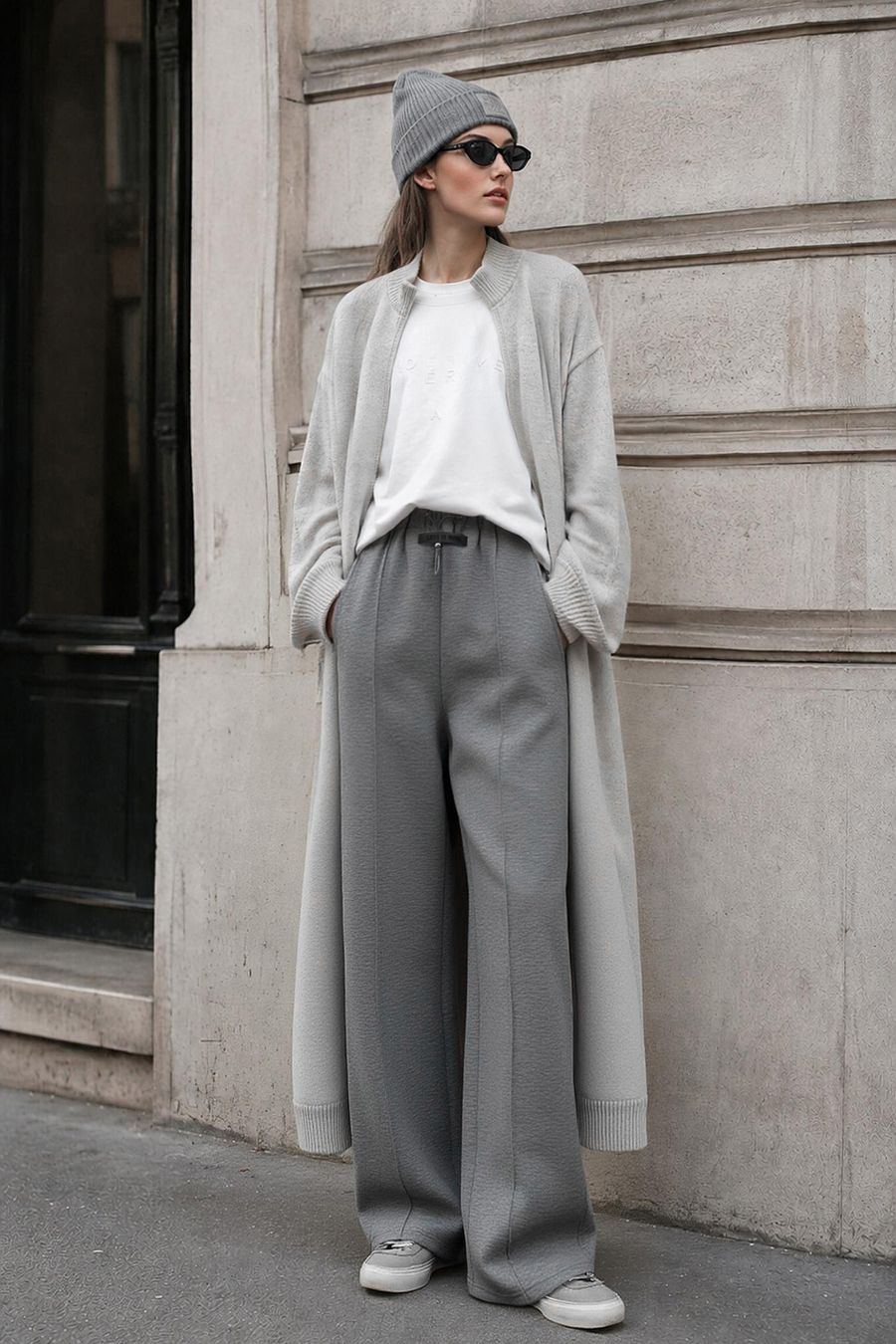 Brushed Air Layer Casual Pants|AMII