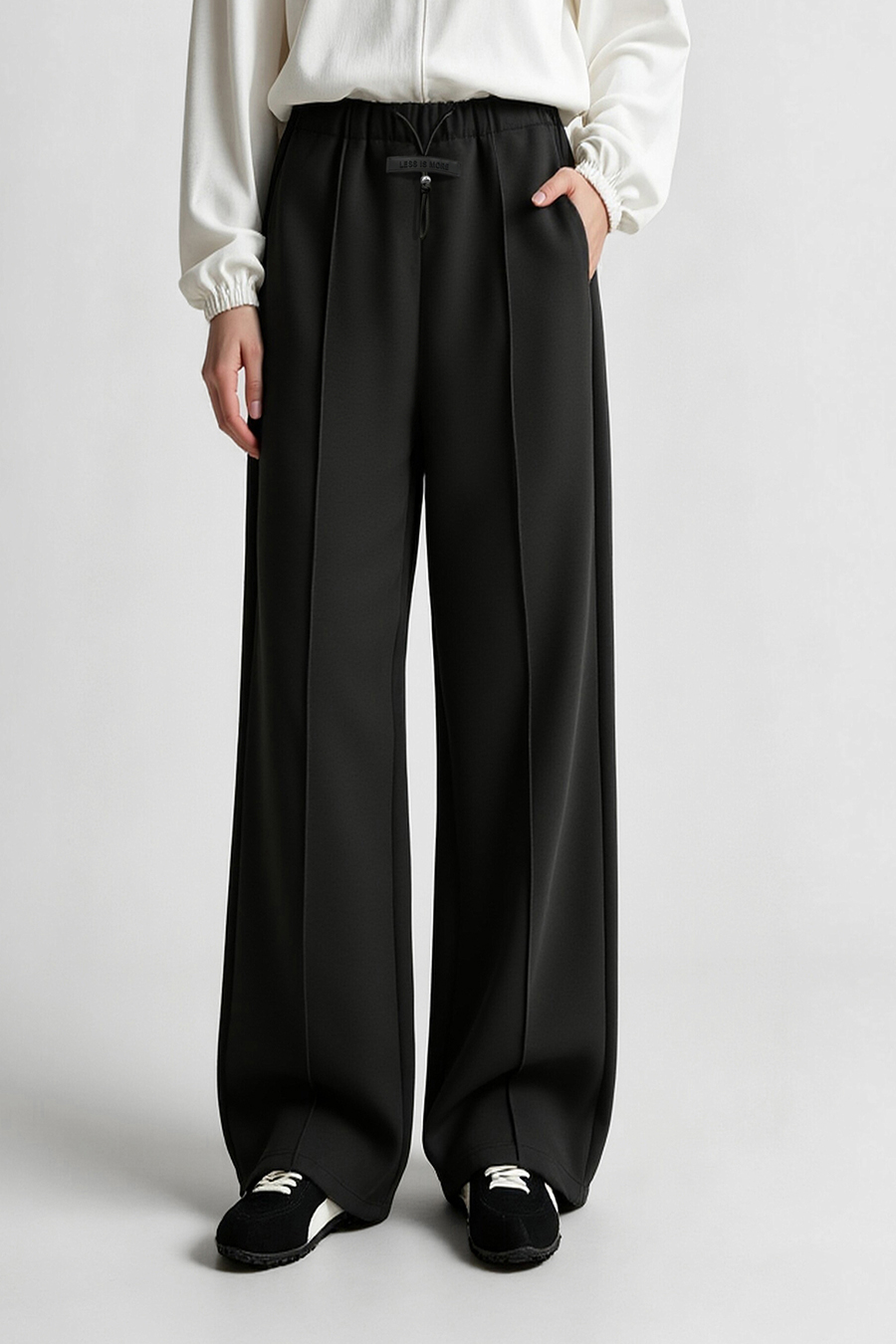 Brushed Air Layer Casual Pants|AMII