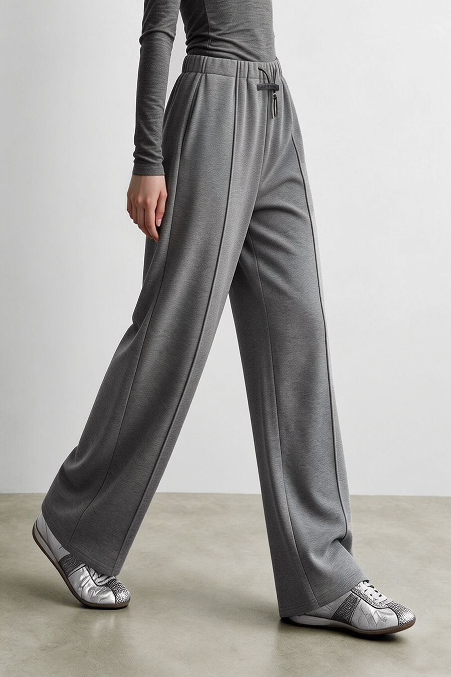Brushed Air Layer Casual Pants|AMII