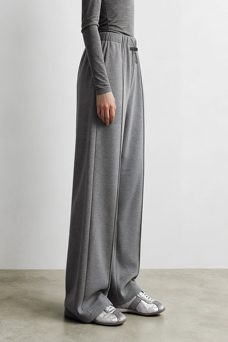 Brushed Air Layer Casual Pants|AMII