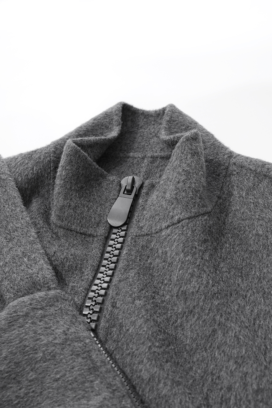 Double‑Face Wool Coat With Crossbody Bag|AMII