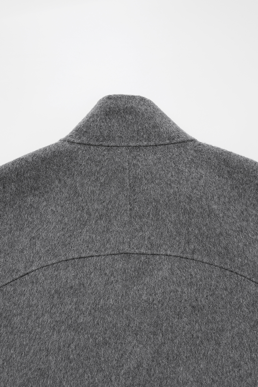 Double‑Face Wool Coat With Crossbody Bag|AMII