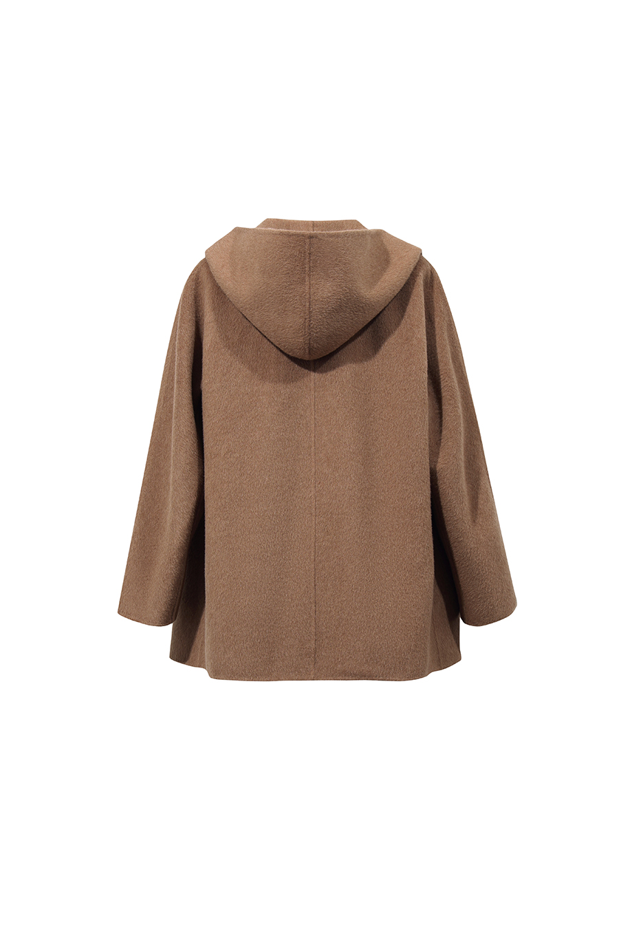 Hooded Premium Double-Faced Wool Coat|AMII