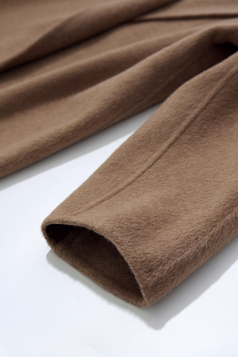 Hooded Premium Double-Faced Wool Coat|AMII
