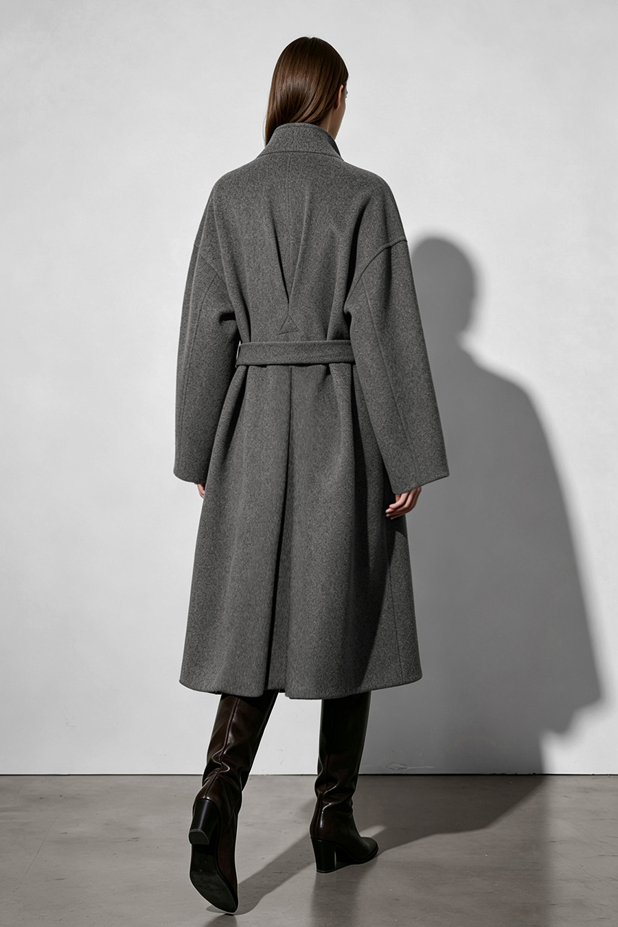 Belted Wool Coat|AMII