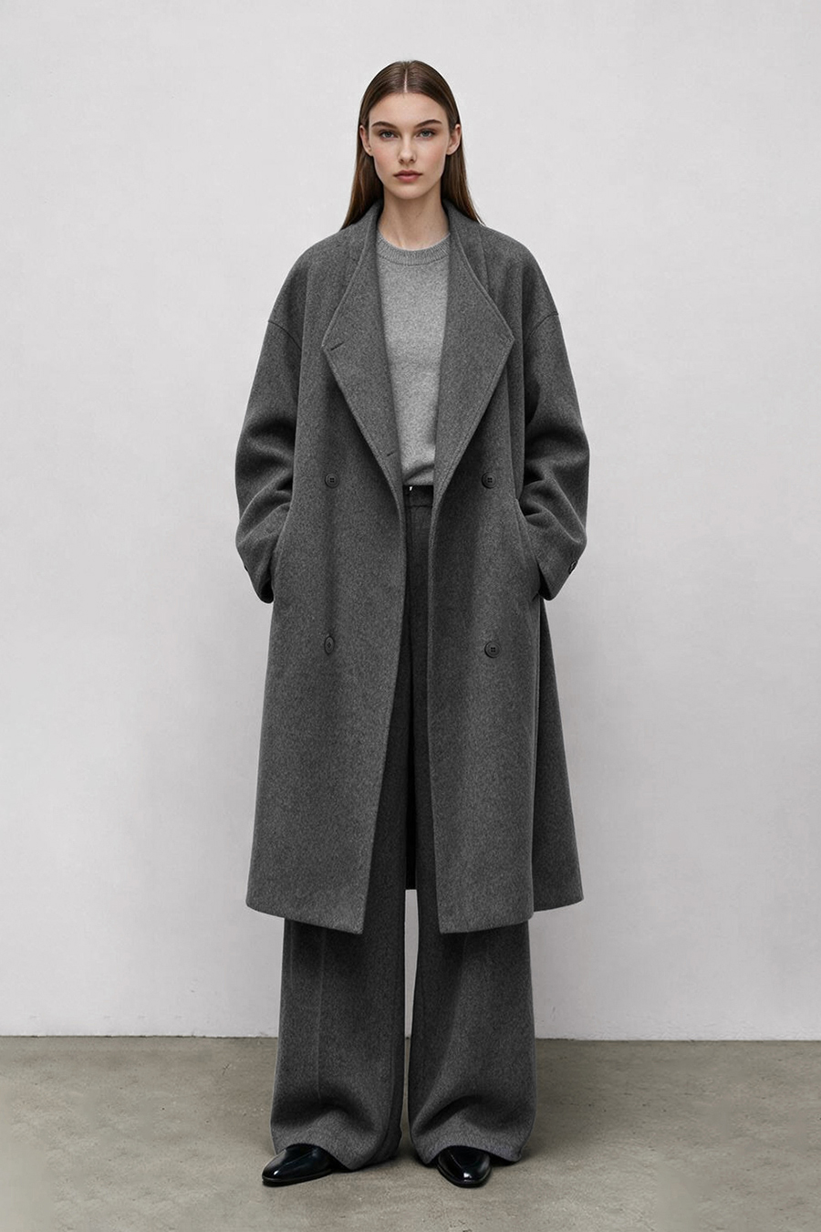 Belted Wool Coat|AMII
